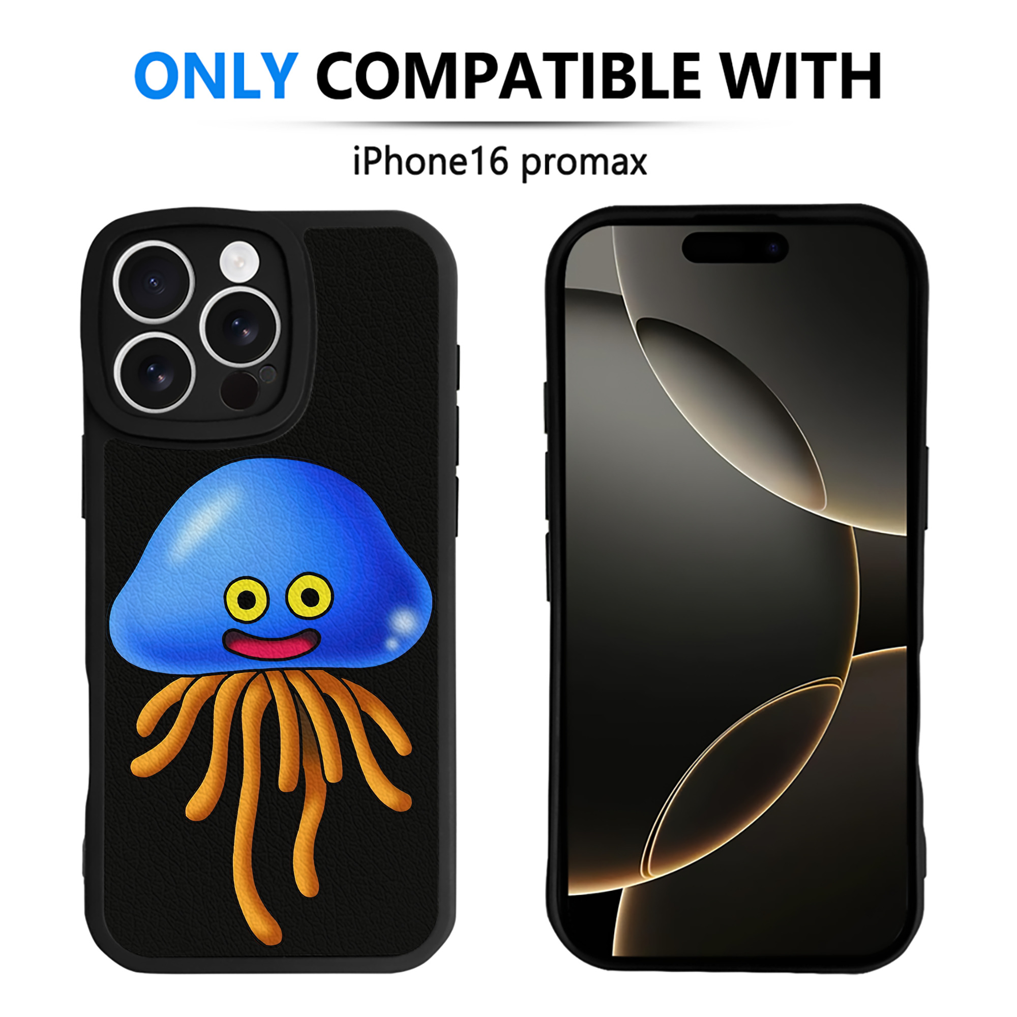 （画像用） ドラゴンクエスト Doragon Kuesuto Dragon Quest 【iPhone 16シリーズ対応】シリコンスマホケース（レザー調） 材質：シリコン